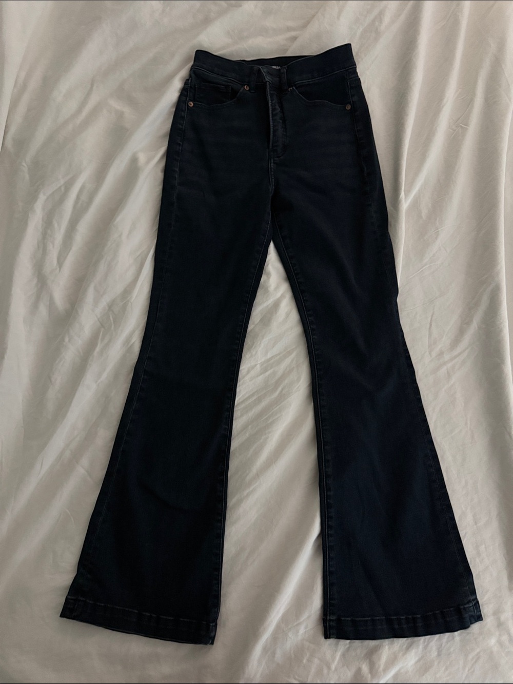 Express Black Flare Jeans